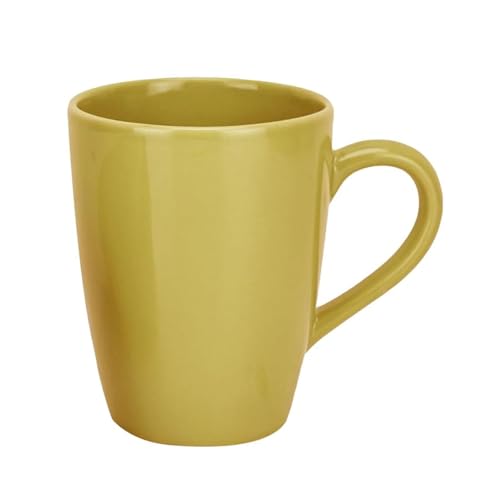 CRAF10 Exquisite Solid Ceramic Coffee Mugs - Vegas Gold Color,Microwave Safe- 340ml Capacity, Dishwasher & Freezer Safe - Image 1