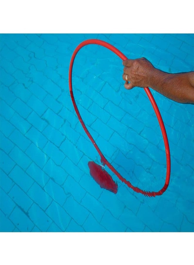 Fitfix® Sports Weighted Toy Hoop/Exercise Ring for Fitness with 30 inch Diameter for Boys, Girls, Kids and Adults with a Weight Bag - Red - Image 2
