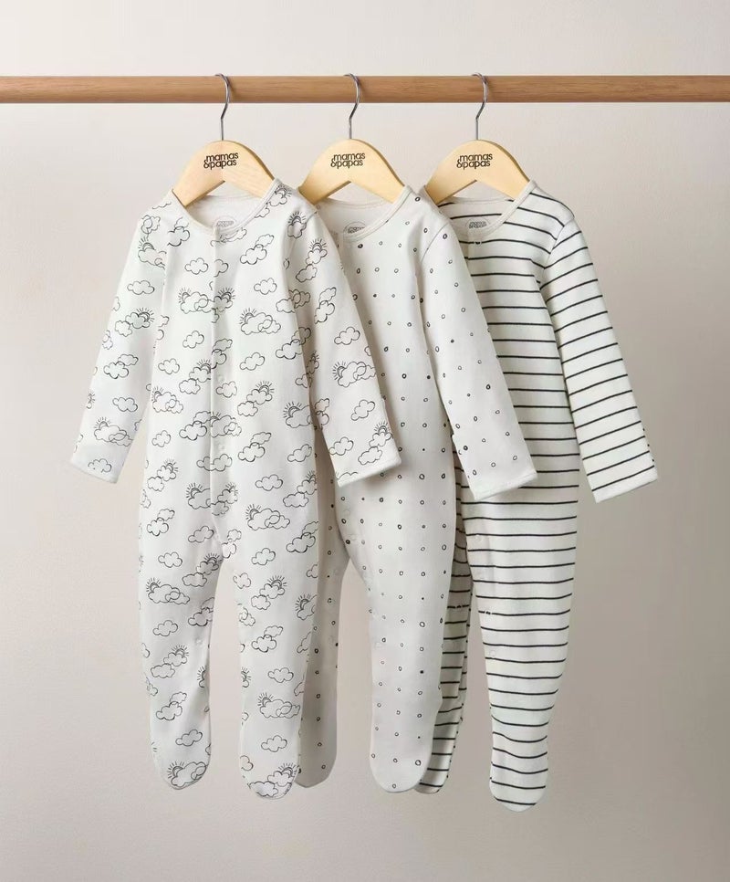 WOWTHIN Foreign Trade Children's Clothing, Spring and Autumn Style Baby Jumpsuit, Long-Sleeved Footed Romper, Pajamas, Newborn Baby Gift Box, Exclusively for Cross-Border Sales - Image 1