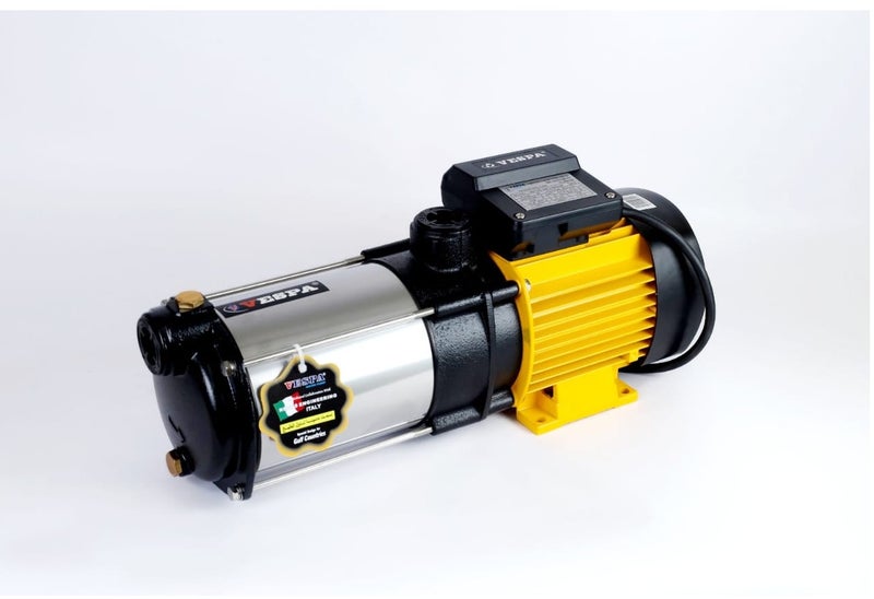 VESPA MH 60/3M 0.8HP Horizontal Multistage Water Pump SS316 Impeller 32m Head 1 Inch Inlet Outlet Single Phase