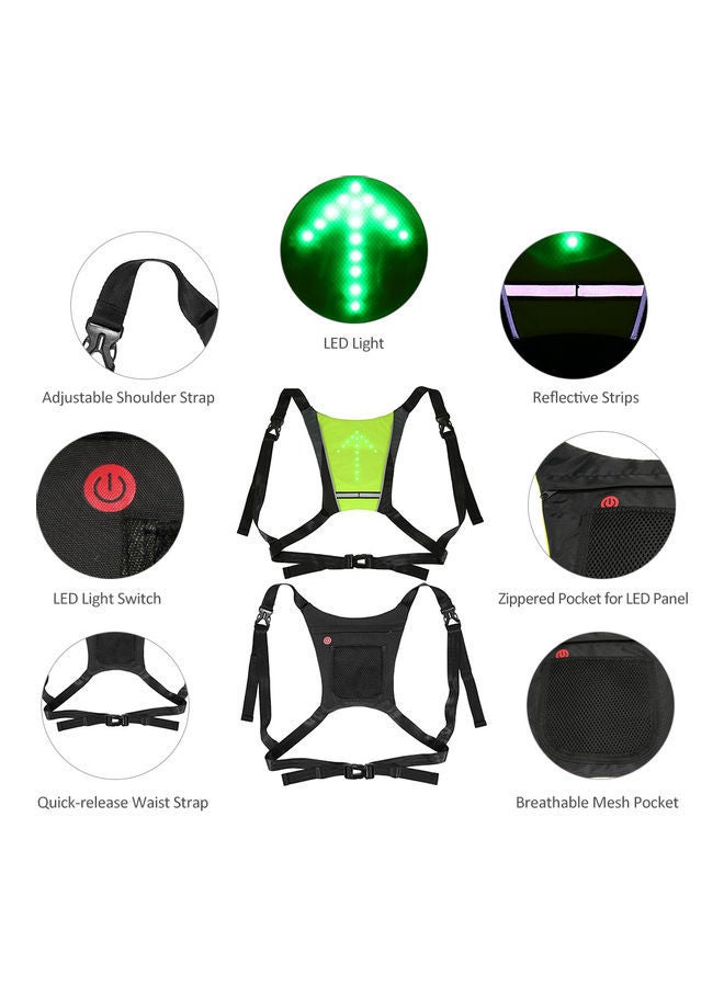 NIBEMINENT Wireless Remote Control LED Cycling Vest - Image 3