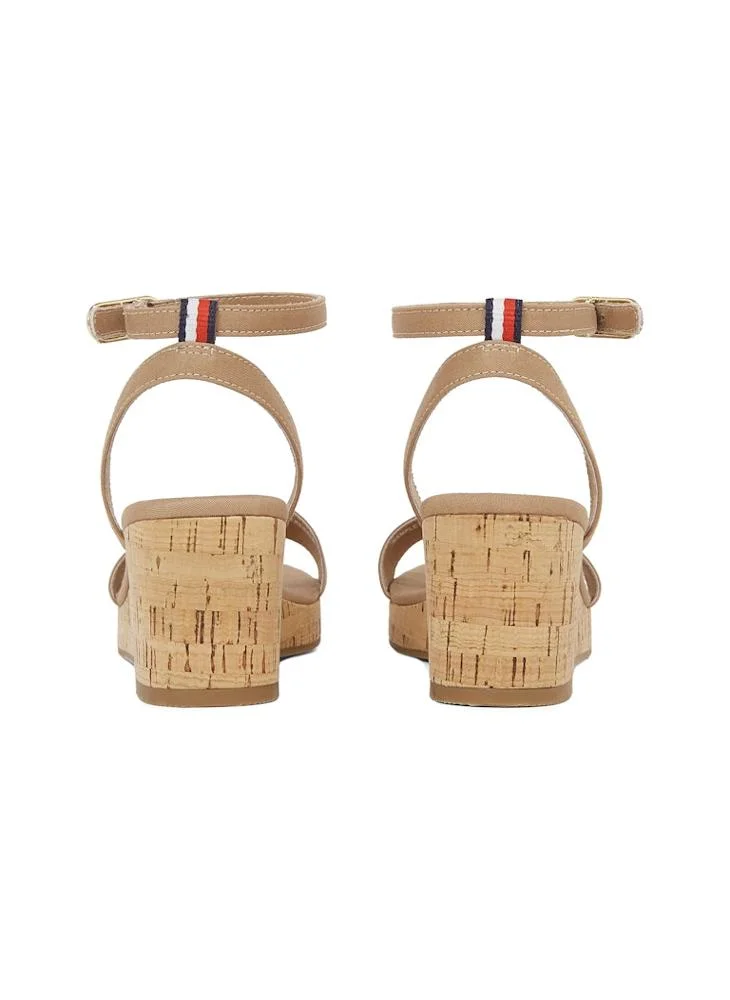 تومي هيلفيغر Ankle Strap Mid Heel Sandels
