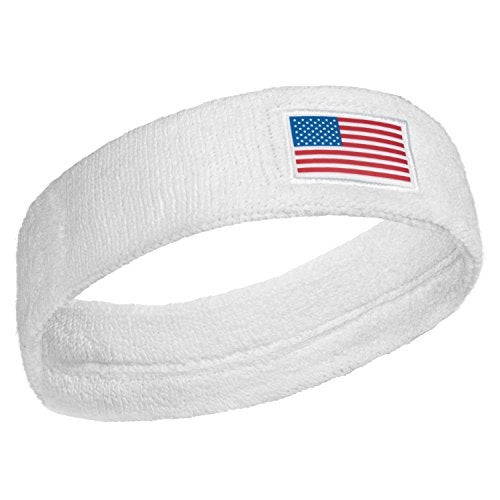 Suddora USA Headband & Wristbands Set (Includes 2 Wrist & 1 Head Sweatband) - Image 2