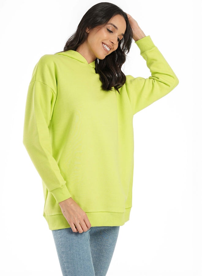 Clue Lime Milton Lounge Sweatshirt - Image 2