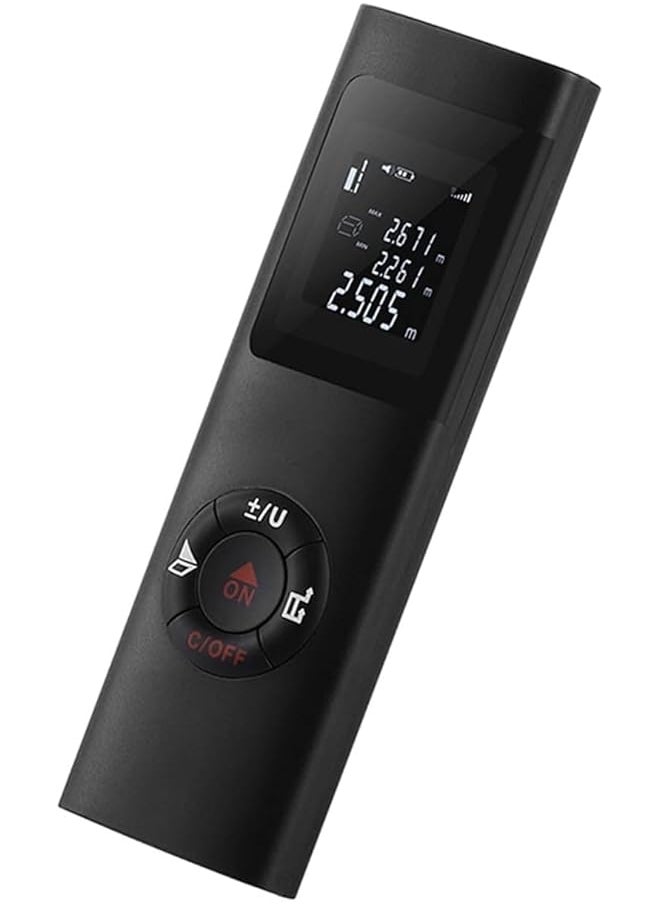 PROMASS promass 40M Distance Meter Mini Measuring Tape Water Proof Case Digital Measuring Tape Handheld Rangefinder Tape Measure Tester Digital Range Finder Observer Mini Mini Tape Measure  - Image 1