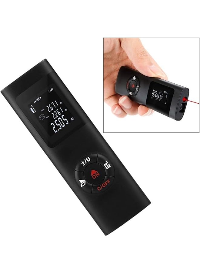 PROMASS promass 40M Distance Meter Mini Measuring Tape Water Proof Case Digital Measuring Tape Handheld Rangefinder Tape Measure Tester Digital Range Finder Observer Mini Mini Tape Measure  - Image 2