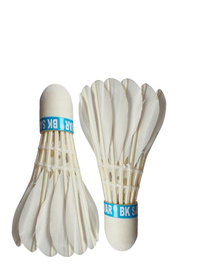 Rioff® Shuttlecock Badminton Shuttlecock Duck Feather Shuttlecock Pack of 10 (Blue Red,White) - Image 3