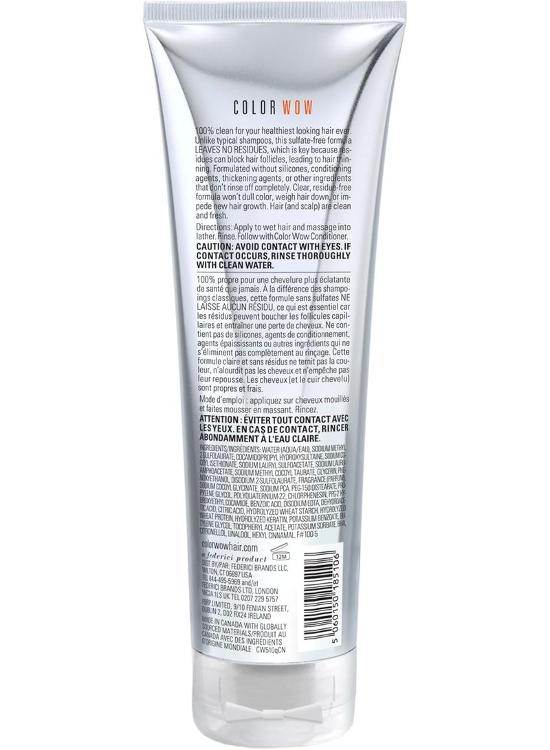 كولور واو شامبو كولور سيكيوريتي من واو – صحي 100% وخالٍ الكبريتات والسيليكون، لا يترك أي بقايا على الشعر وصحى لفروة الرأس؛ مناسب لجميع أنواع بما في ذلك المصبوغ - Image 5