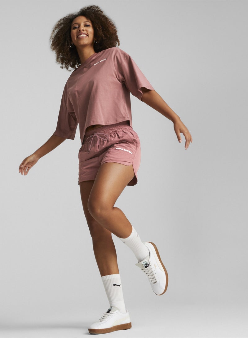 PUMA TEAM Womens Graphic Oversized T-shirt - Image 4