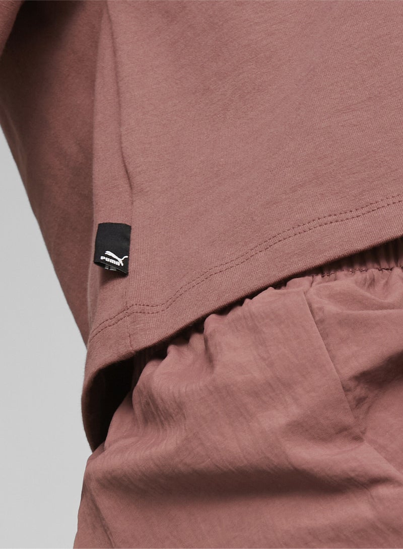 PUMA TEAM Womens Graphic Oversized T-shirt - Image 3