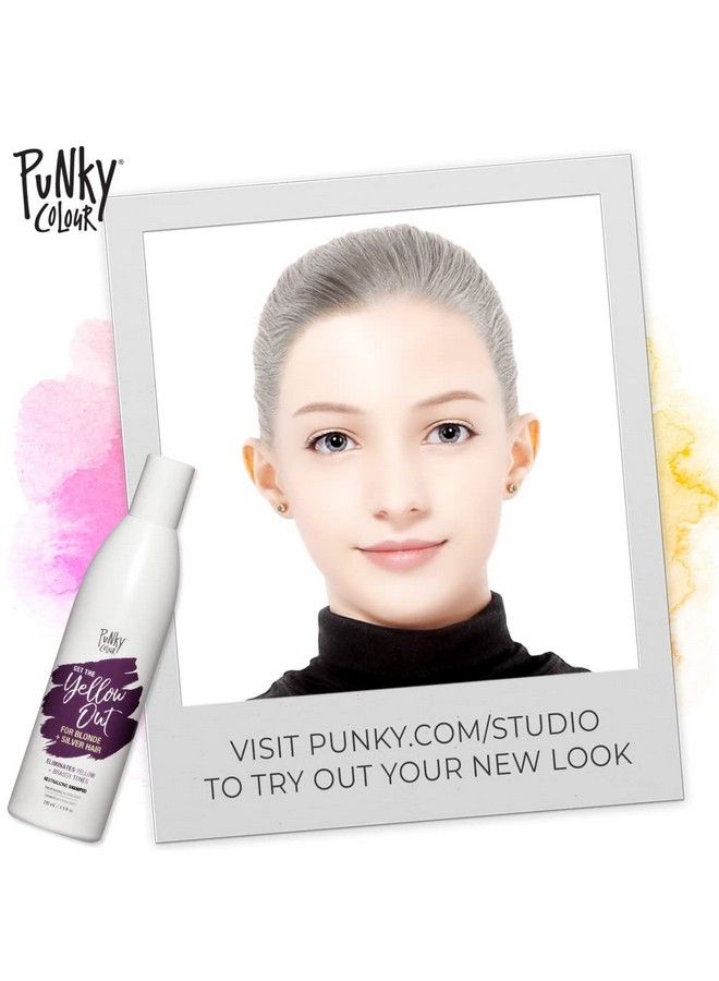 Punky Colour 3In1 Color Depositing Hair Cleanser & Conditioner 8.5 Fl Oz. (Yellow Out) - Image 5