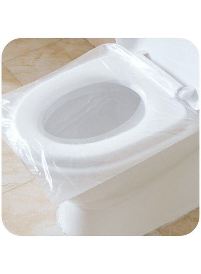 Disposable Hygienic Toilet Seat Cover Bags – 15 Pieces Stay clean and protected wherever you go with these disposable nylon toilet seat cover bags. Designed for one-time use, they provide a hygienic barrier between you and public toilet seats, making them perfect for travel, public restrooms, hotels, and outdoor use. - Image 1