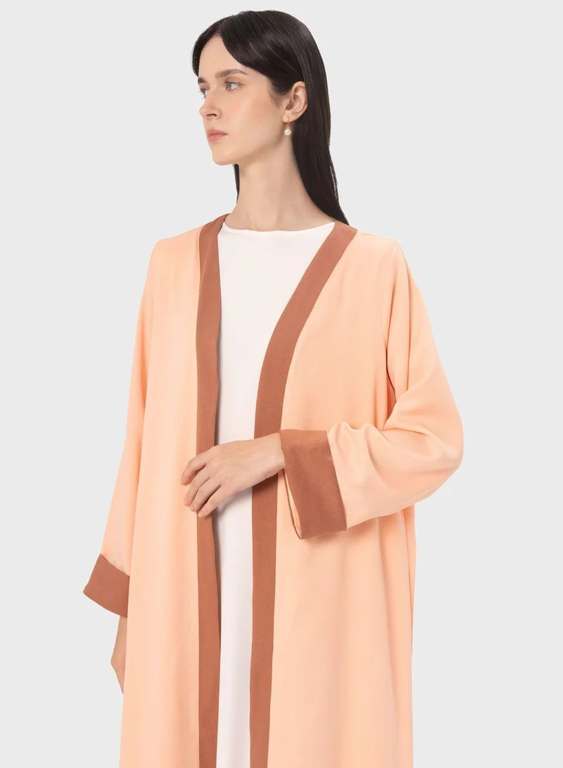 Demure Color Block Abaya