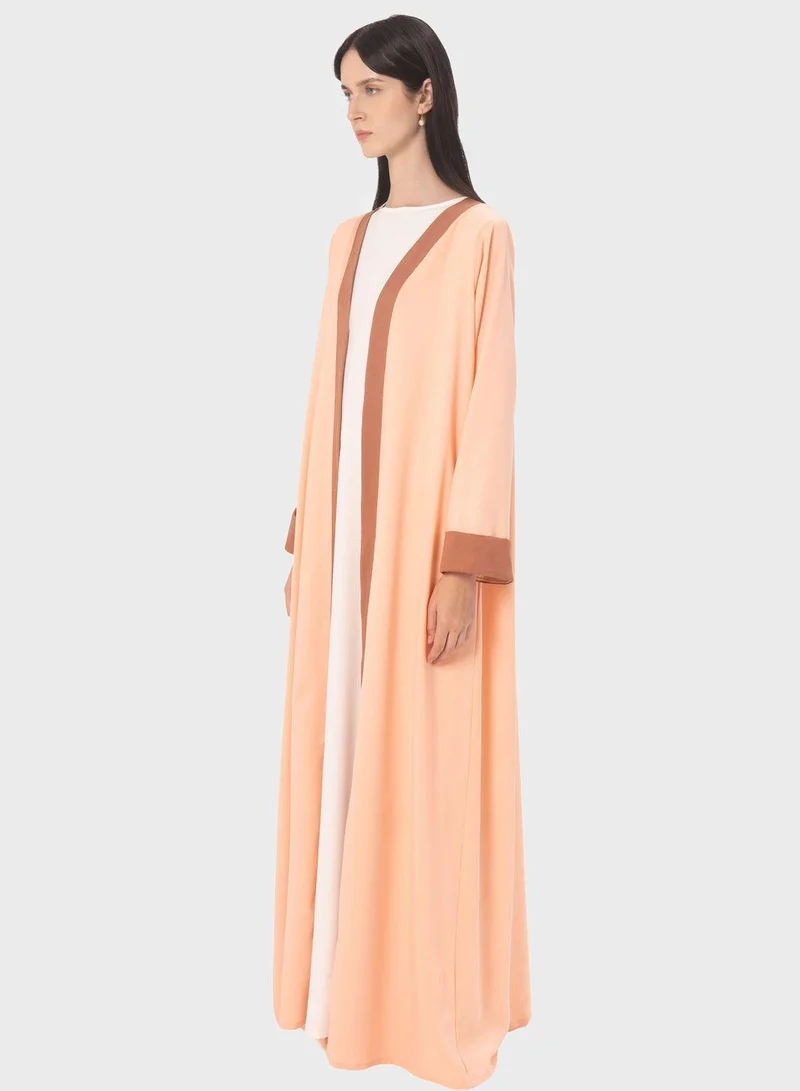 Demure Color Block Abaya