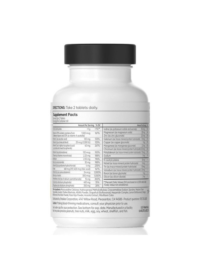 Shaklee Vita-Lea Gold® with Vitamin K for Adults Over 50 - High-Potency Formula for Heart, Immune, Bone, and Joint Health - Supports Physical Energy & Healthy Aging - Essential Vitamins - 120 Tablets - Image 1