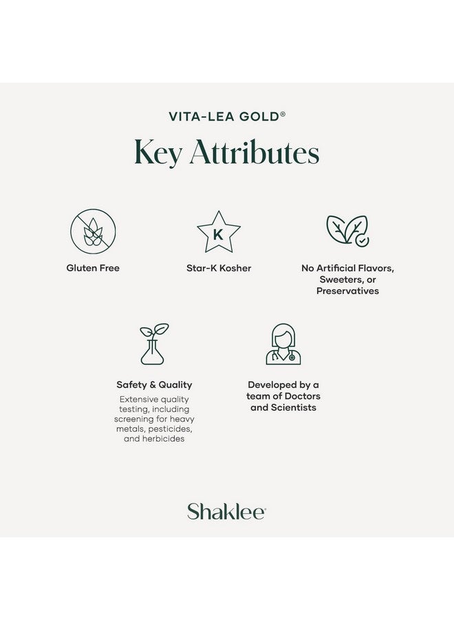 Shaklee Vita-Lea Gold® with Vitamin K for Adults Over 50 - High-Potency Formula for Heart, Immune, Bone, and Joint Health - Supports Physical Energy & Healthy Aging - Essential Vitamins - 120 Tablets - Image 4
