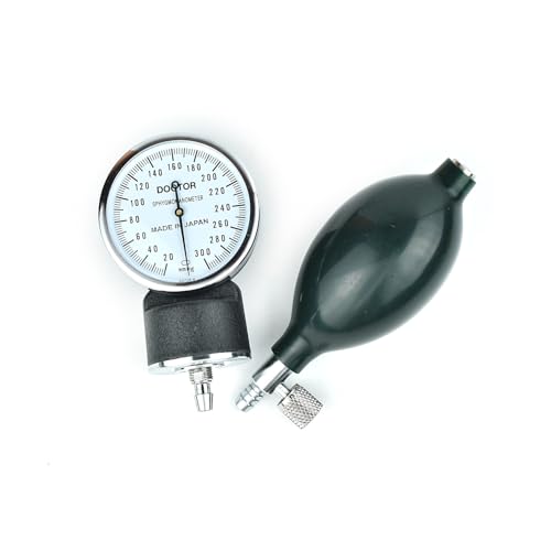 Dishan Doctor D Aneroid Blood Pressure Monitor - Manual Sphygmomanometer with Analog Watch, Arm Cuff, 1-Year Warranty, Durable & Easy-to-Use BP Machine (Black) - Image 3