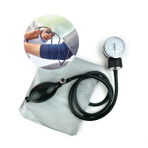 Dishan Doctor D Aneroid Blood Pressure Monitor - Manual Sphygmomanometer with Analog Watch, Arm Cuff, 1-Year Warranty, Durable & Easy-to-Use BP Machine (Black) - Image 4