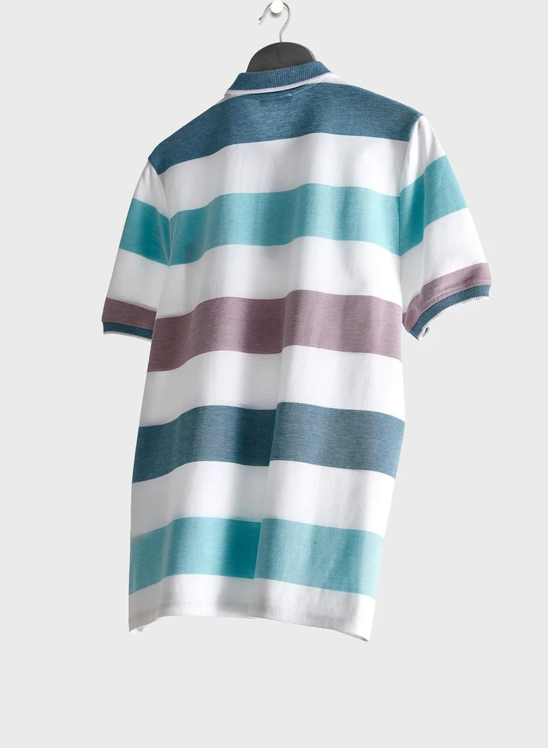 LC WAIKIKI Wide Stripe Polo