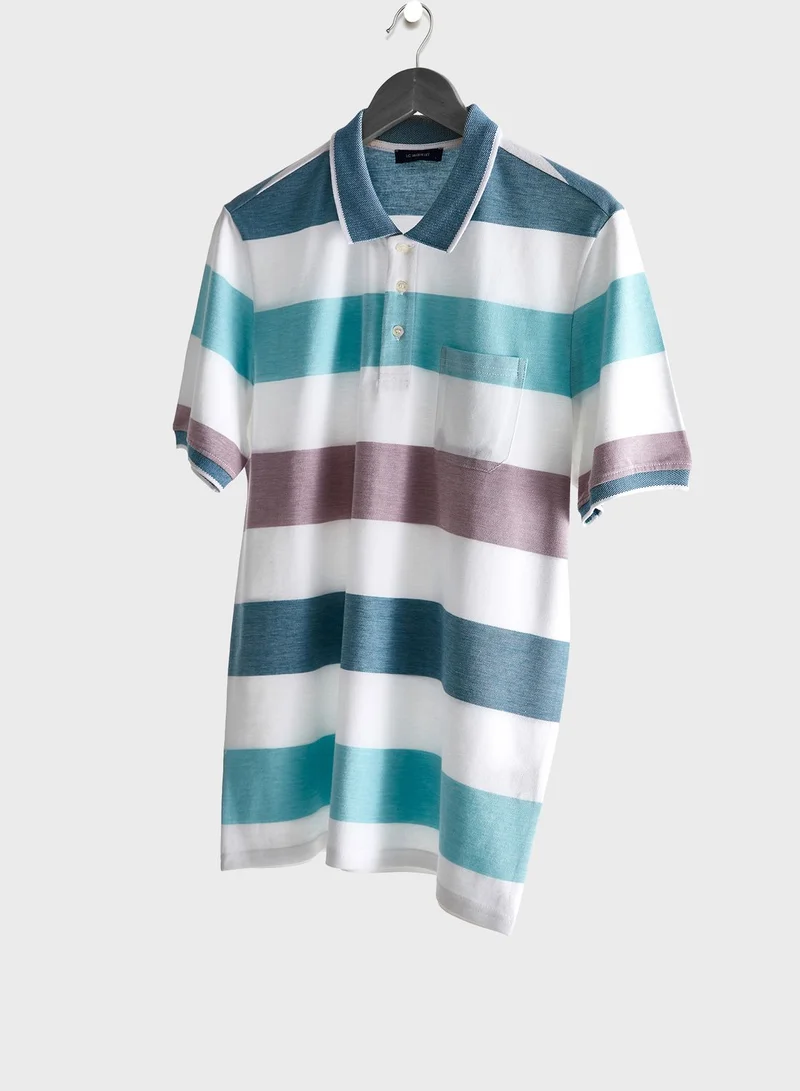 LC WAIKIKI Wide Stripe Polo
