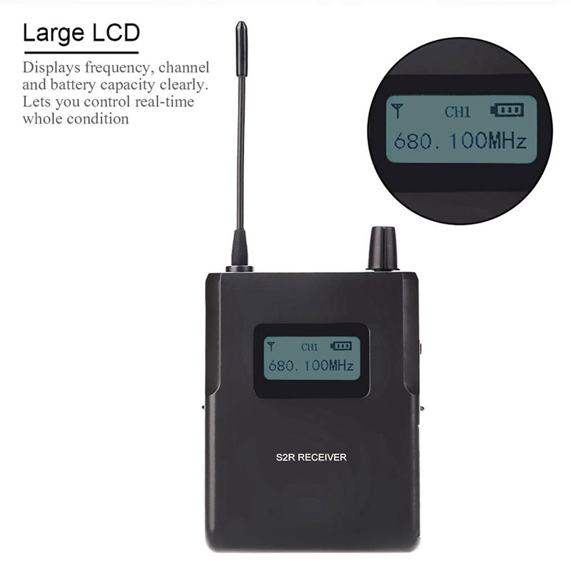 Wireless In Ear Stage Monitor System 561 568 Mhz Comfortable Sound Amplification Equipment - Image 3