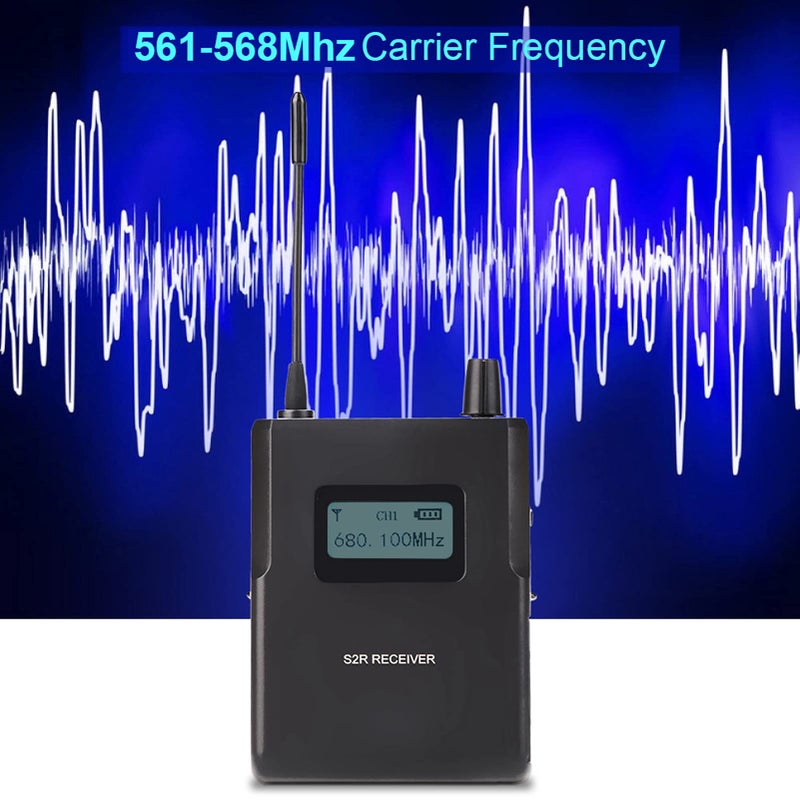 Wireless In Ear Stage Monitor System 561 568 Mhz Comfortable Sound Amplification Equipment - Image 5