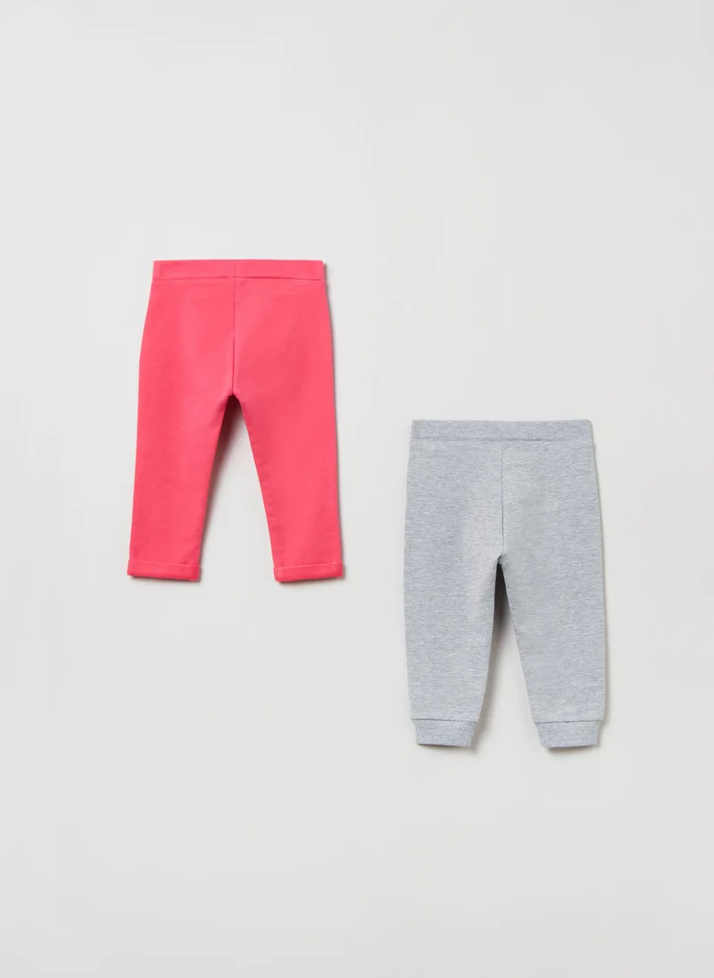 او في اس Two-pack fleece joggers