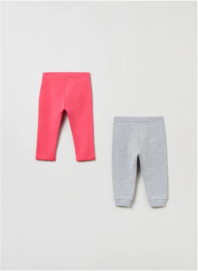 Ovs Two-pack fleece joggers
