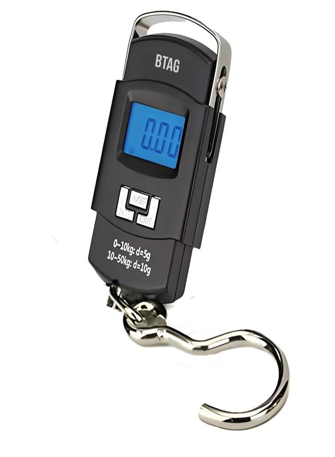 Btag Portable Electronic Luggage Weighing Scale | 50kg/110Lb Digital Handheld Travel Weight Scale with LED Display | Compact & Durable Suitcase/Baggage Weight Checker for Home- Pack of 1(A08) - Image 1