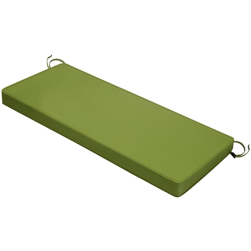Mrsenloi Outdoor Bench Cushion 48x18x3 Inch with Ties, Thick Waterproof Porch Swing Cushions for Patio Furniture Chair Pad, Seat Sofa Garden Replacement Cushion Sponge Filling - Image 1