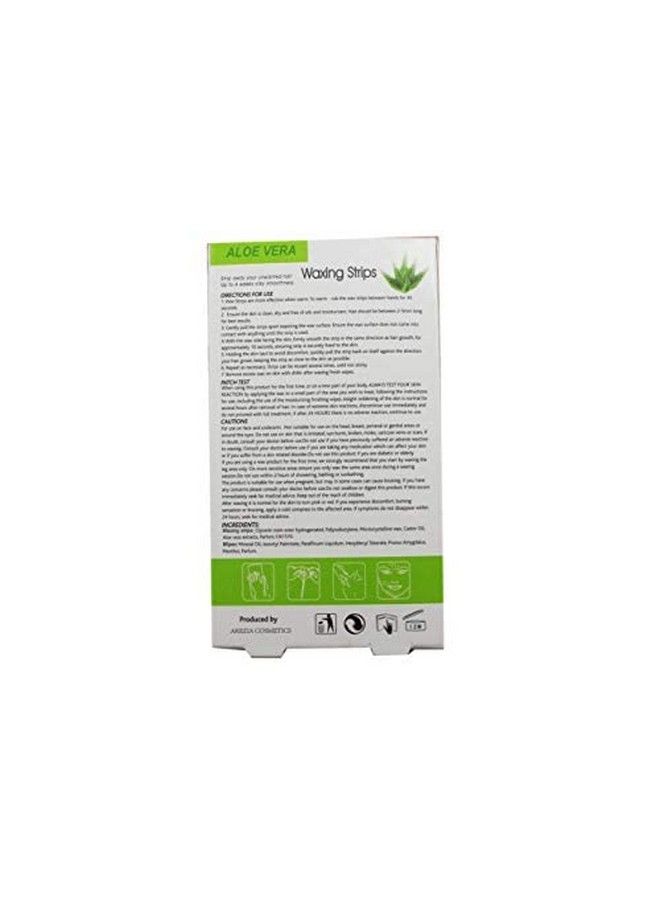 Cameleon Waxing Strips Face Underarms Aloe Vera Flavor (Pack Of 20) - Image 3