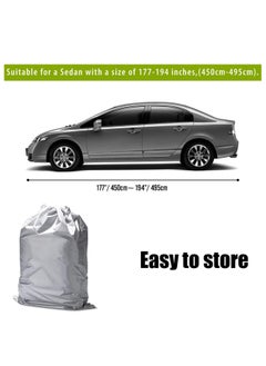 Outdoor Full Car Cover Sedan Cover Universal Fit 177-194 Inch Sunscreen Heat Protection Dustproof Scratch-Resistant UV Protection Car Cover - pzsku/Z8AAAA81E16E08203B846Z/45/_/1731576206/c7430c2b-df30-4661-b91c-51471e8f7762