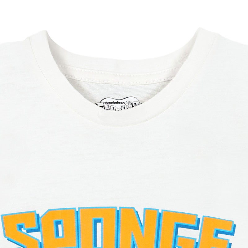 Nickelodeon Sponge Bob Kids Boy's Short Sleeve 100% Cotton T-Shirt - Image 4