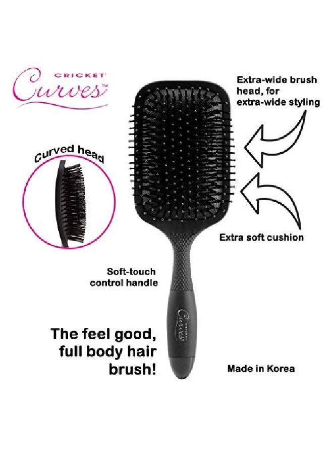 Cricket Curves Paddle Hair Brush For Blow Drying And Styling Large Wide Hairbrush For Long Short Thick Thin Curly Straight Wavy All Hair Types - Image 3