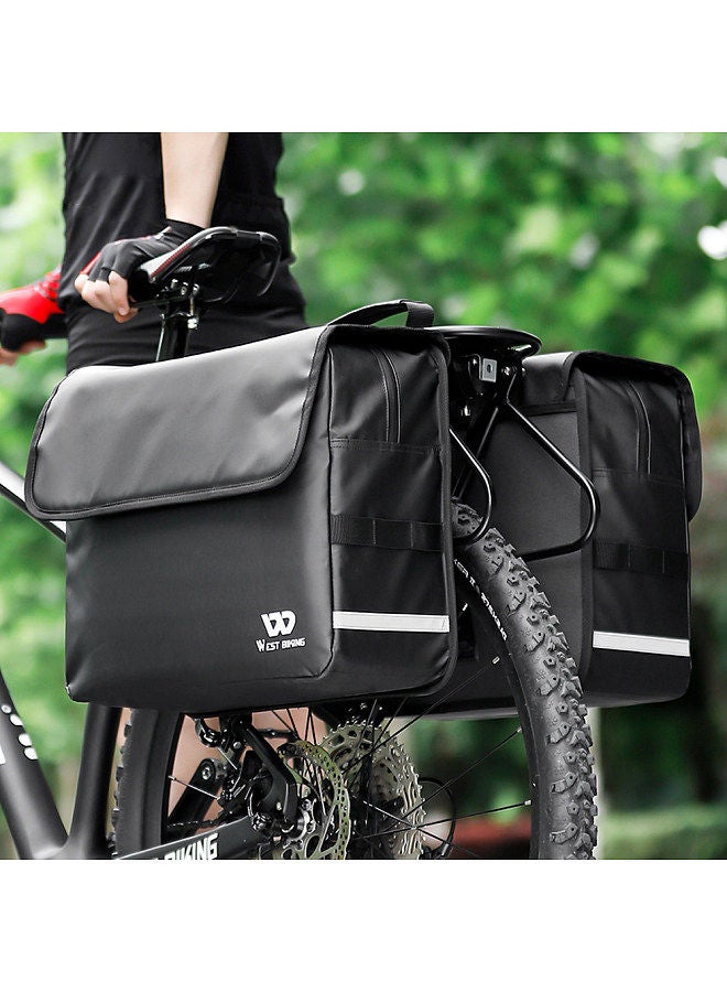 WEST BIKING Bicycle Rear Seats Bag Large Capacity Bicycle Carriers Rack Seats Trunk Bags Luggage Carriers Waterproof Cycling Bag  - Image 2