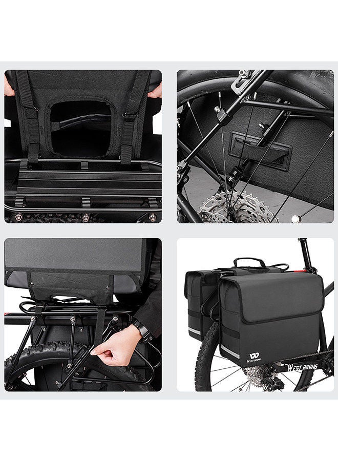 WEST BIKING Bicycle Rear Seats Bag Large Capacity Bicycle Carriers Rack Seats Trunk Bags Luggage Carriers Waterproof Cycling Bag  - Image 3