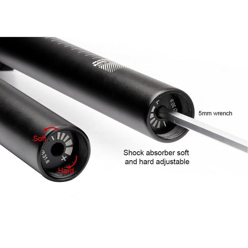 Bibike Safort Suspension Seatpost 6 Different Diameters Available (27.2/28.6/30.4/30.9/31.6/33.9mm) - Image 3