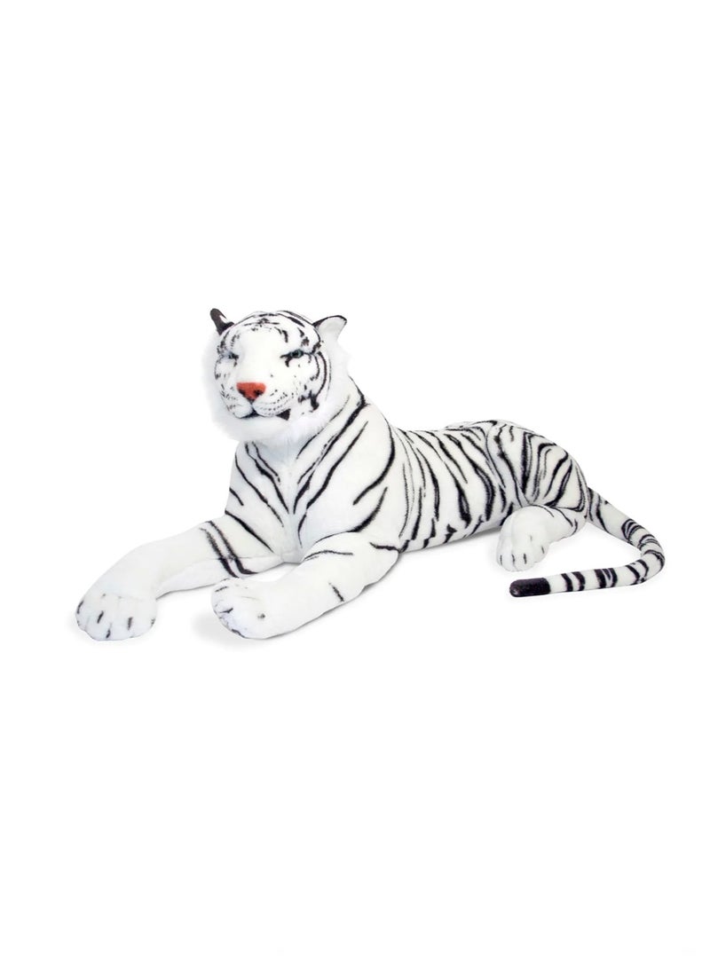 Plush White Snow Tiger Soft Plush Toy 50 Cm - Image 2