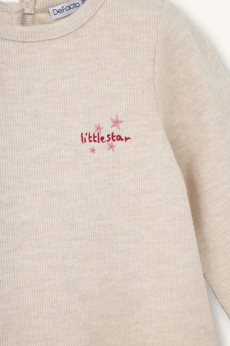 ديفاكتو Baby Girl Embroidered Dress