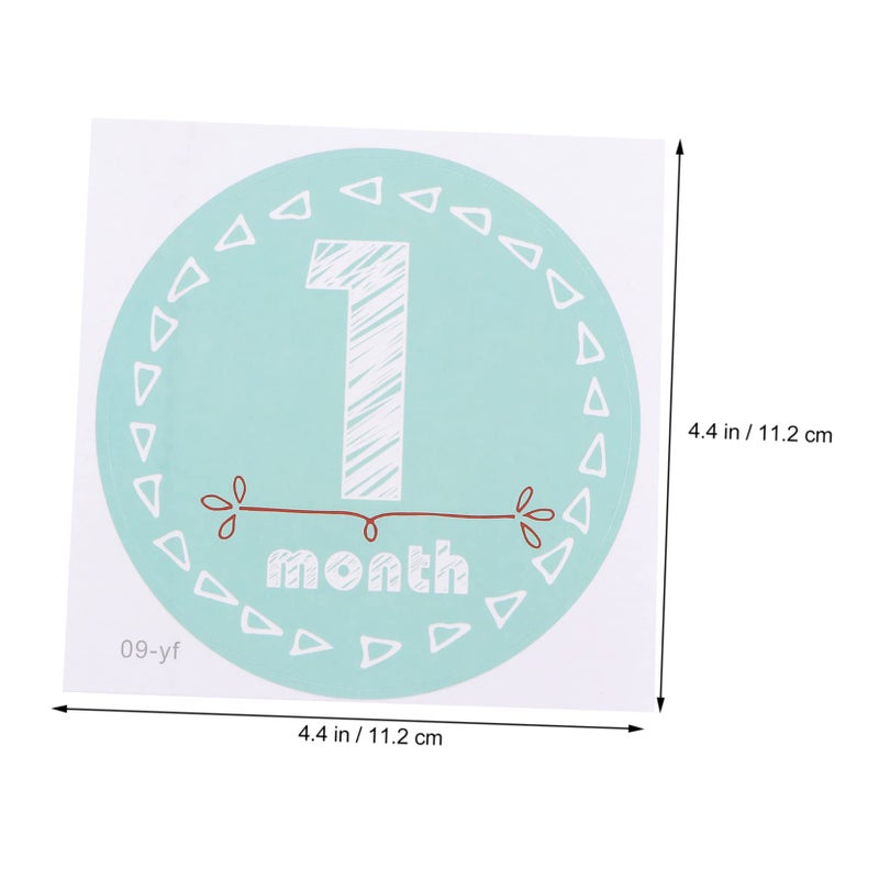 Monthly Baby Photo Props Milestone Stickers Set For Newborn Birth Announcements And Keepsake Memories - Image 5