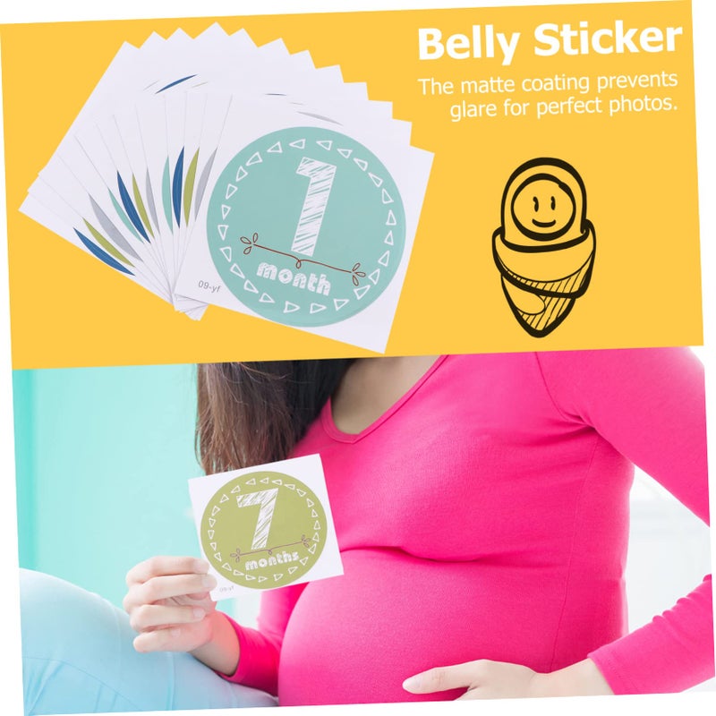 Monthly Baby Photo Props Milestone Stickers Set For Newborn Birth Announcements And Keepsake Memories - Image 3