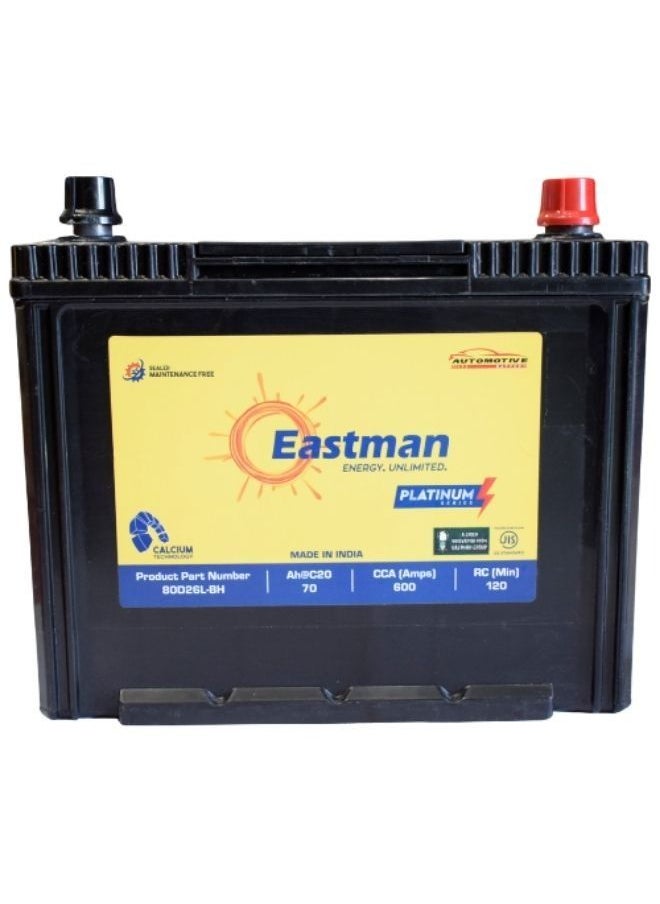 Eastman Eastman 12V Left Terminal 70 AH JIS Car Battery 