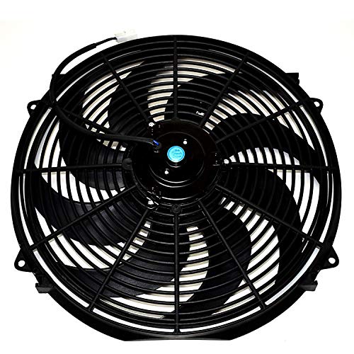 A-Team Performance A-Team Universal High Performance Radiator Electric Cooling Fan Assembly Kit - 16" Size - Heavy Duty - 3000 CFM Capacity - 12 Volts - 8 Blade Design - Perfect for Turbo Applications - Black - Image 2