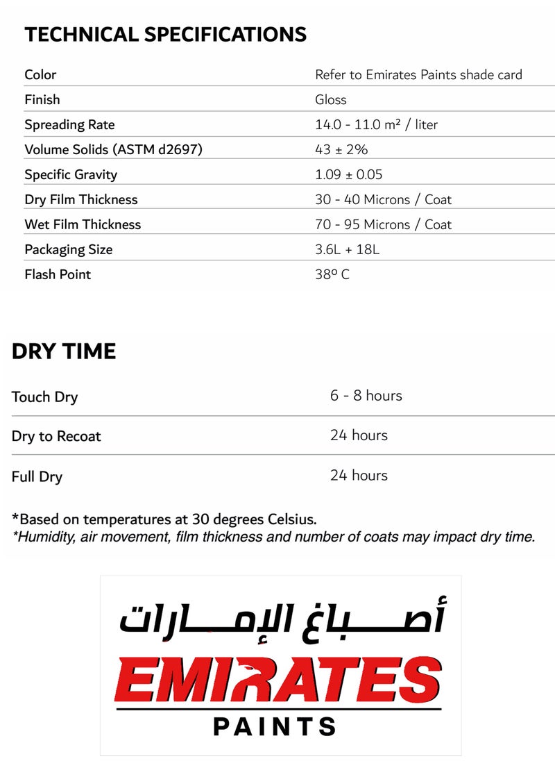الإمارات - طلاء أبيض قائم على الزيت الألكيد، لمعان عالي وسريع الجفاف، مناسب لمشاريع DIY للأثاث والفن والجدران - Image 1