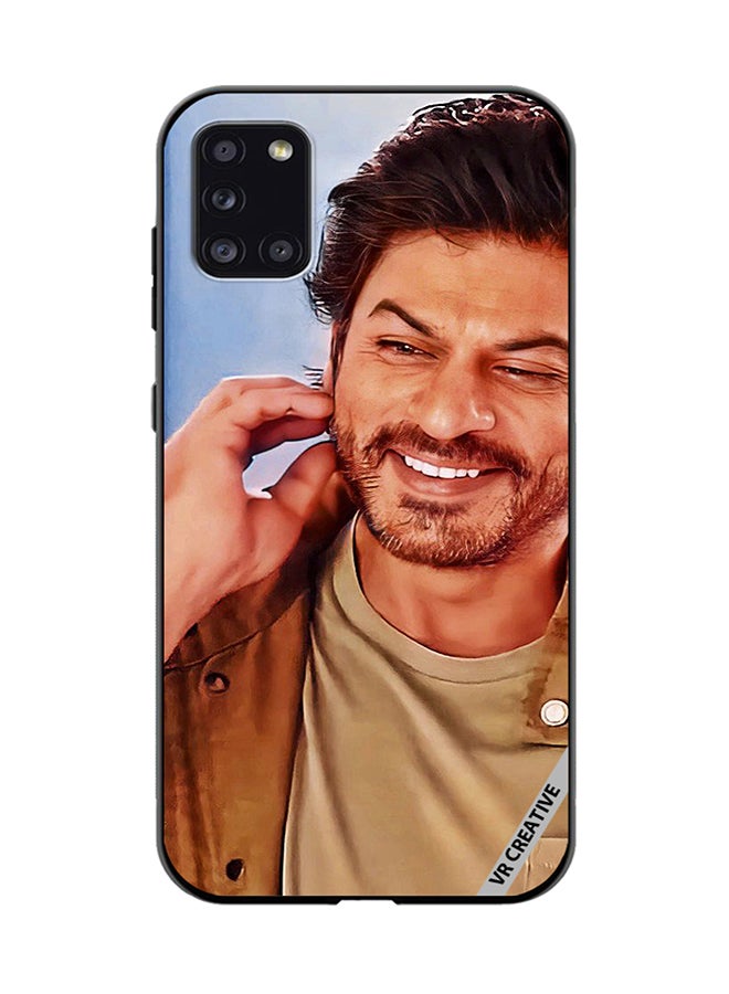 VR CREATIVE Protective Case Cover For Samsung Galaxy A31 Bollywood Actor Shahrukh Khan Design Multicolour - Image 1