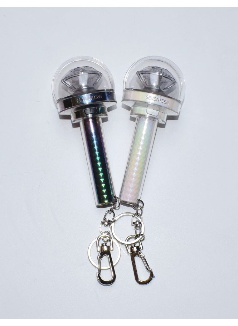 NIBEMINENT Kpop Seventeen Glowstick Light Keychain Mini Stick Light Pendant  - Image 4