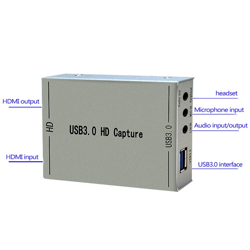 بطاقة التقاط ألعاب الفيديو USB 3.0 لصندوق البث المباشر - صندوق التقاط ألعاب - Image 4