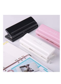 KWTrio Adjustable 6-Hole Desktop Punch Puncher For A4 A5 A6 B7 Dairy Planner Organizer Six Ring Binder With 6 Sheet Capacity  - Image 4