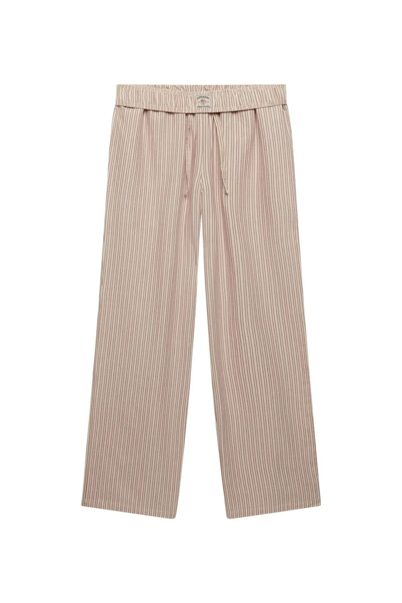 سوبر دراي Organic Cotton Stripe Elasticated Trousers