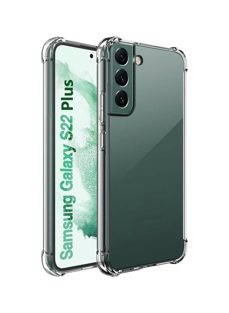For Samsung Galaxy S22 Plus Clear Back Cover Case, Ultra Clear, Best CAMERA Protection Anti-Slip Grip, Slim & Protective Back Case Cover for Samsung Galaxy S22 Plus 5G 6.6 - Image 1